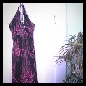 BEBE halter black dress size medium